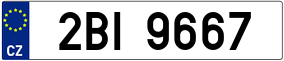 Truck License Plate